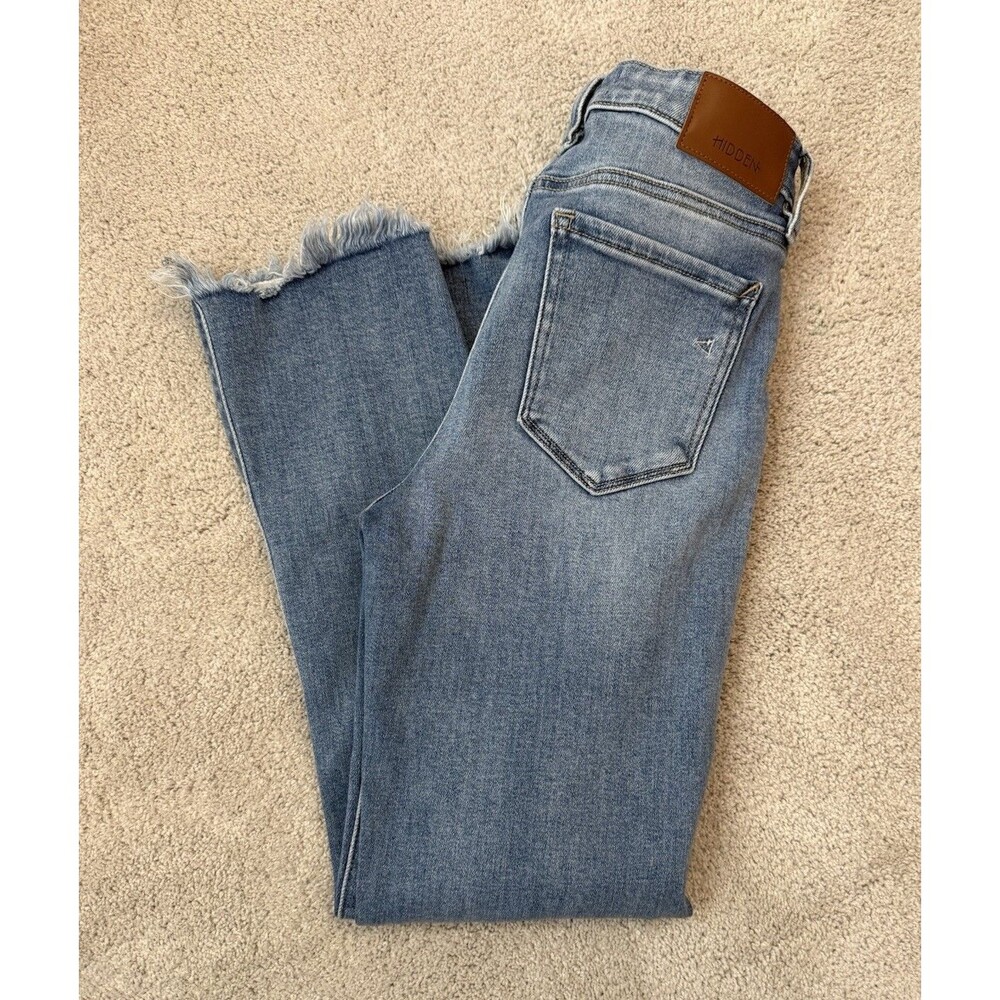 HIDDEN Denim Jeans Size 27 Frayed Raw Hem